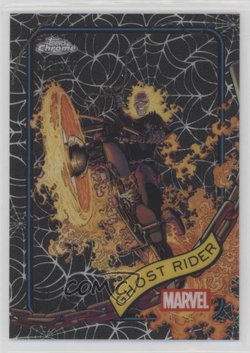 2025 Topps Chrome Marvel Spider Web Refractor /399 Ghost Rider #183