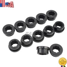 12 PCS POLYURETHANE BLACK BUSHINGS For LOWER CONTROL ARM REAR CAMBER KIT