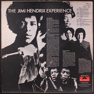 JIMI HENDRIX EXPERIENCE: are you experienced? BARCLAY 12