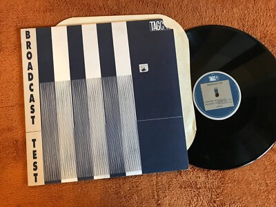 TAGC Broadcast Test Electro Industrial 1989 Vinyl 12'' EP T.A.G.C. TAG wax trax !