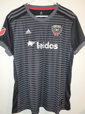 Adidas MLS Women's Jersey Washington D.C. United Team Black sz XL