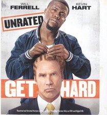 No Disc ORIGINAL COVER ART Get Hard 2015 Bluray Cover Will Ferrell Kevin Hart