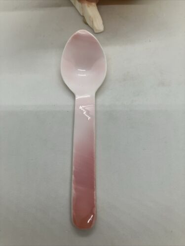 Vintage Conch Sea Shell Serving Bowl Dish With Spoon 10” - Picture 7 of 11