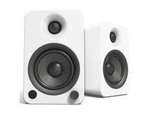 Kanto YU4 Powered Bookshelf Speakers with Built-In Bluetooth - Pair Matte White