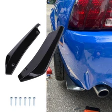 For Ford Mustang Mach1 GT Rear Bumper Diffuser Lip Canard Splitter Body Kit Mods