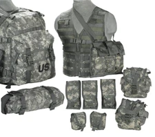 12 pc RIFLEMAN KIT MOLLE System ACU Complete Set USGI ARMY NICE