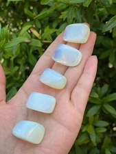 Grade A++ Opalite Tumbled Stones, 1-1.25 Inches Tumbled Opalite, Pick How Many