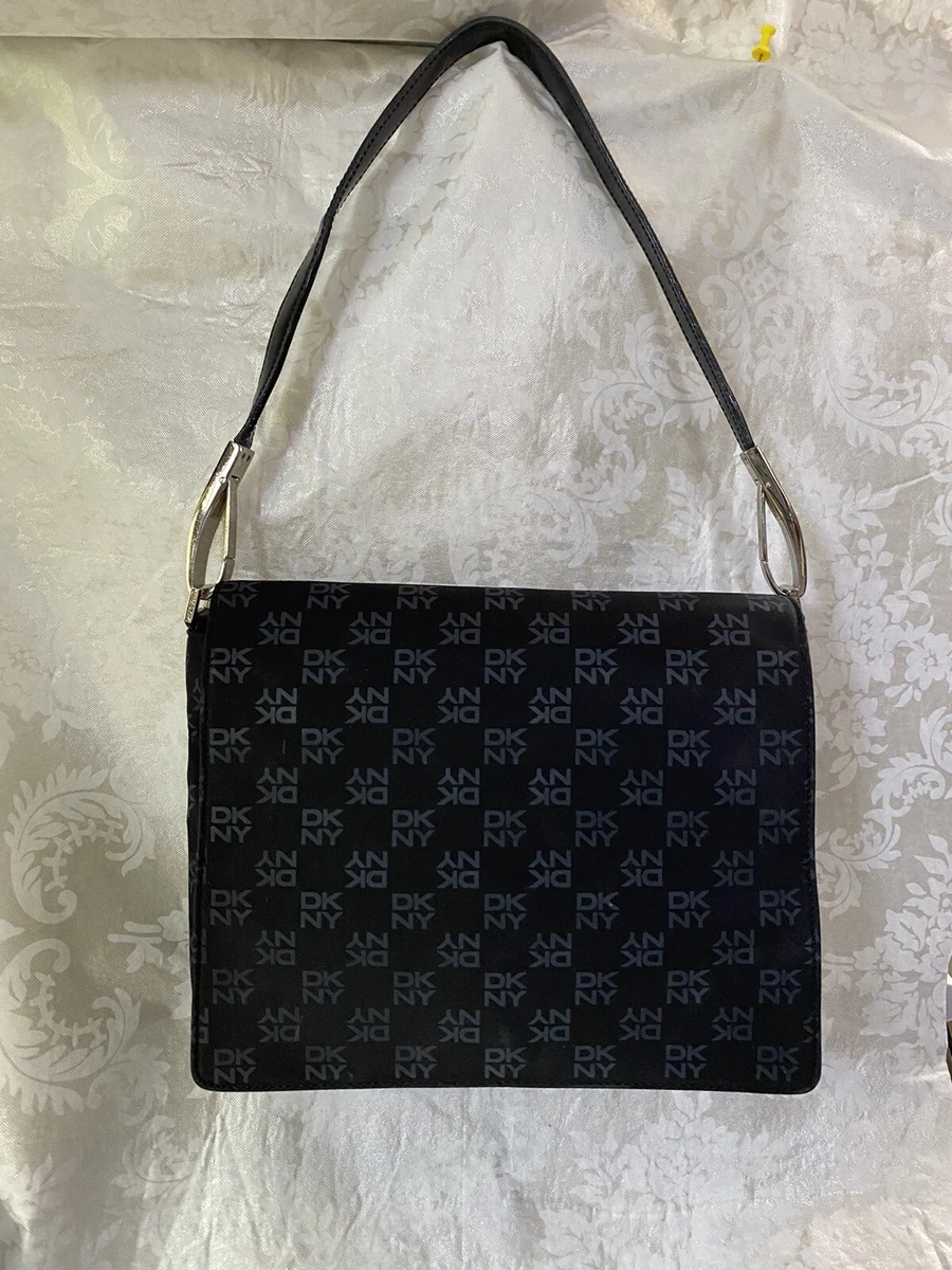 Monogram Nylon Shoulder Bag Mini Black