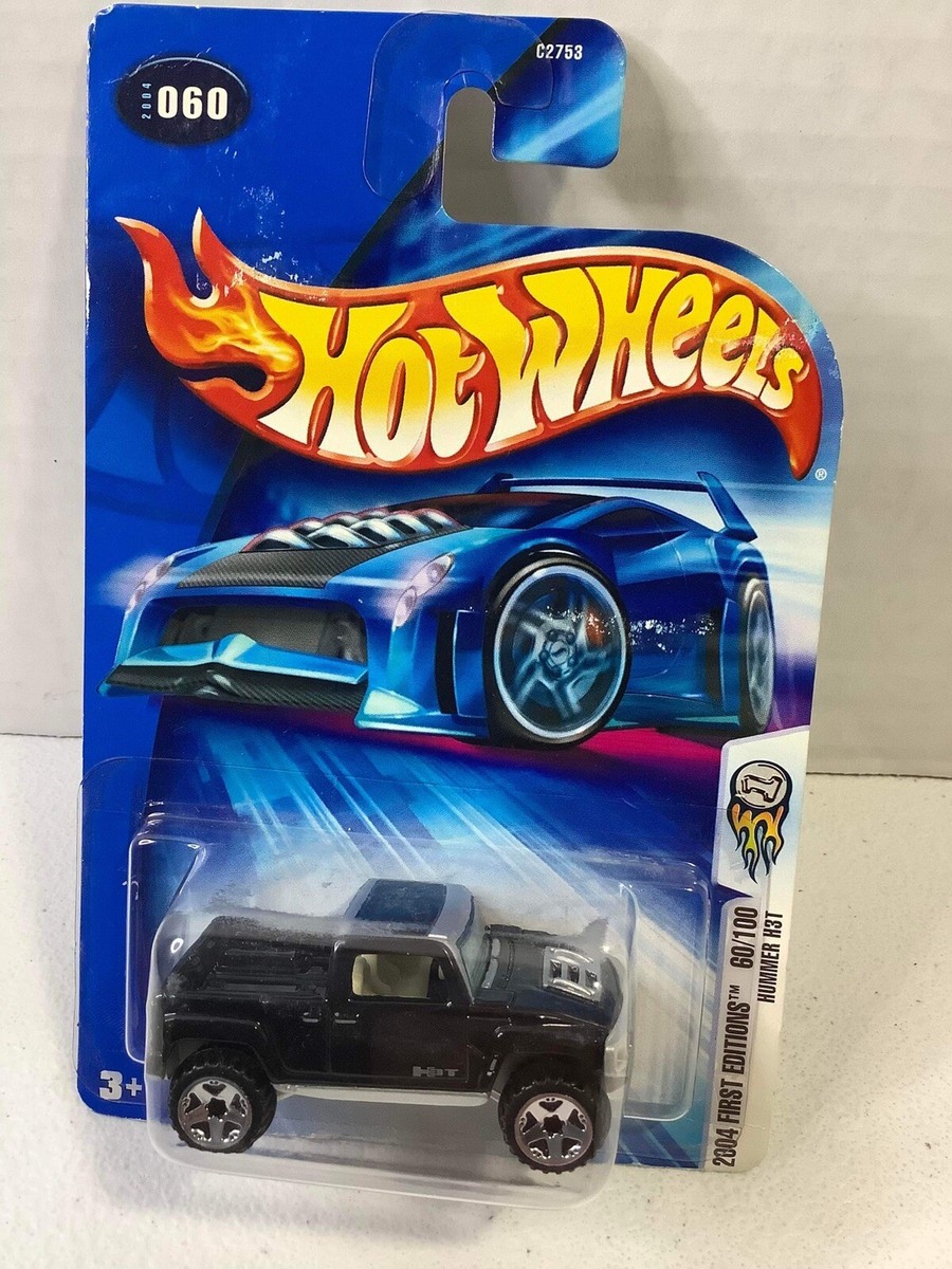Hot Wheels 2004 #060 First Editions 60 of 100 Hummer H3T Black