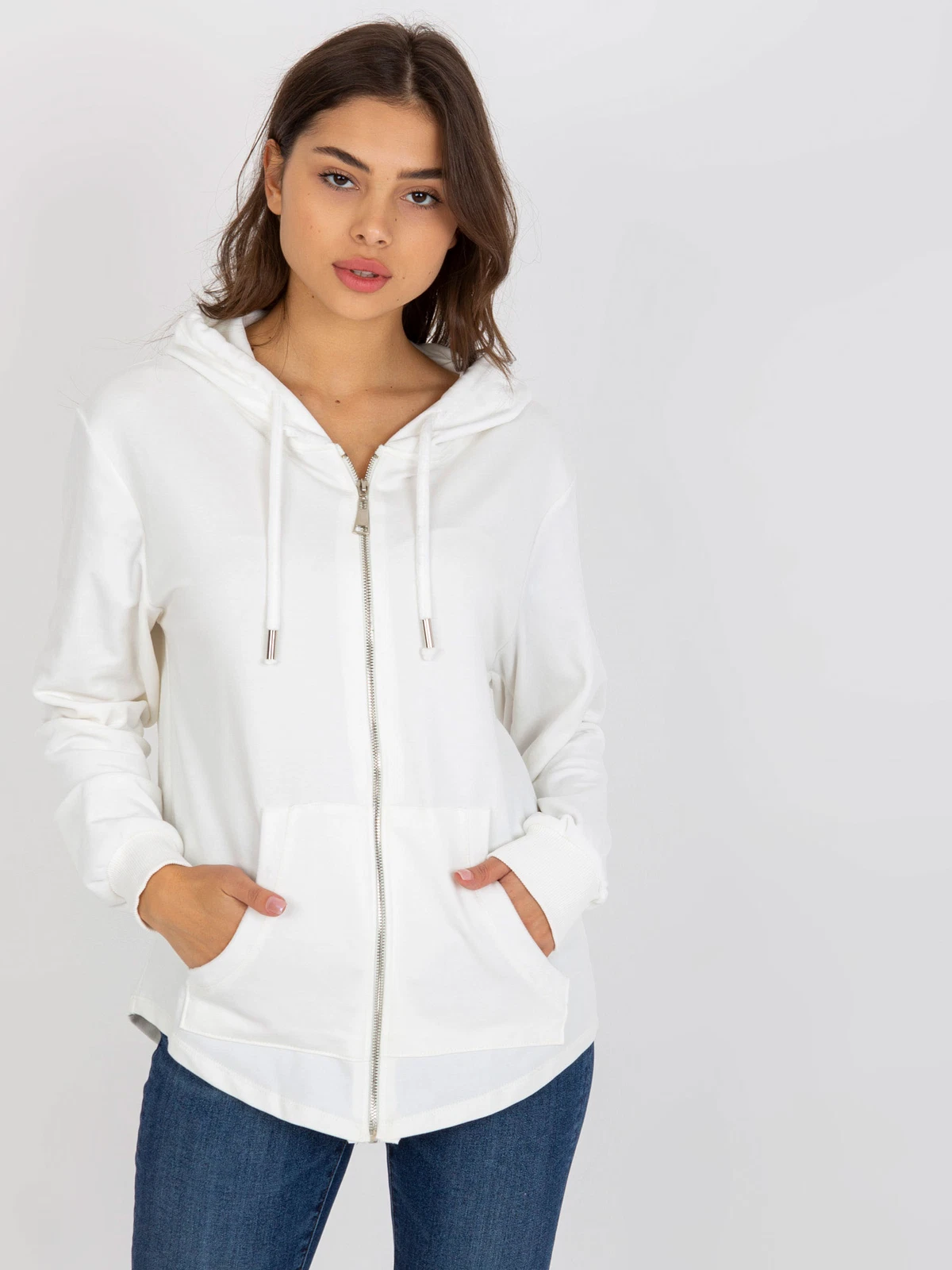 VETEMENTS Maglione donna maglia lunga felpa con cappuccio