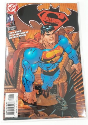Superman/Batman #1A UNREAD VF SIGNED by Ed McGuinness RARE DC