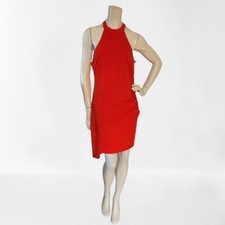 Lulu's Dress Womens M Red You Can't Ruche Love Ruched Sleeveless NEW