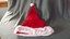 Christmas-House-Red-Plush-Merry-Christmas-Santa-Claus-Hat-NWT thumbnail 1