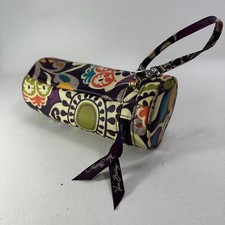 Vera Bradley Bottle Can Holder Koozie Coozie Plum Crazy Insulated Wristlet