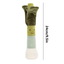 Jelly Cat Vivacious Vegetable Leek Soft Toy Stuffed Food 9.5 In 24cm