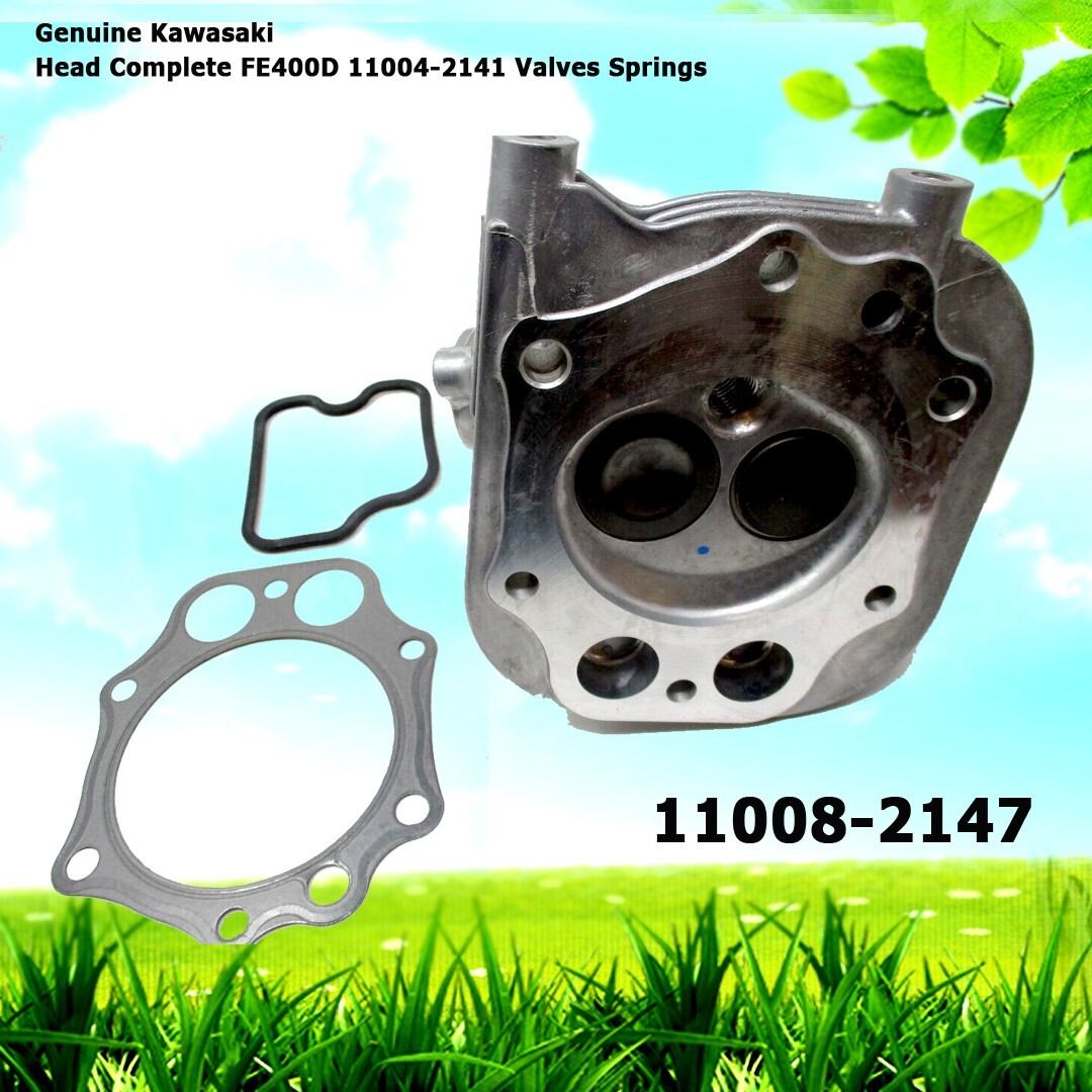 Genuine Kawasaki 11008-2147 Head Complete FE400D 11004-2141 Valves
