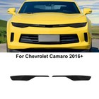 Smoked Black Front Headlight Lamp Cover Trim For Chevy Camaro 2019+ Accessories