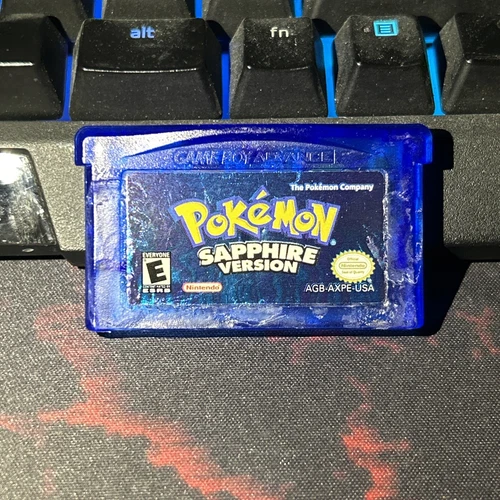 Pokemon Sapphire Nintendo Gameboy Authentic Cleaned And New Battery
