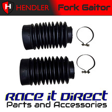 2 x Motorcycle Rubber Front Fork Cover Dust Gaiters Gaitor Boot Shock 160x42x62