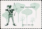Vintage placemat THE SHERWOOD cartoon Robin Hood Route 222 Temple Pennsylvania — photo 1