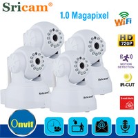 4x Sricam Hd 720p Wifi Wireless P2p Cctv Security Ip Camera 1.0mp Onvif Pan Tilt 4x Sricam Hd 720p Wifi Wireless P2p Cctv Security Ip Camera 1.0mp Onvif Pan Tilt