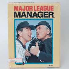 New Major League Manager - IBM PC Sports Game Computer Flooy disk 192k