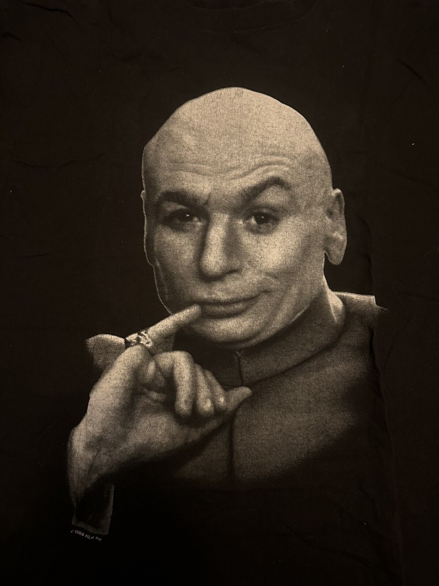 Promo Centerfold + Vintage Dr. Evil T-Shirt 1998 Size XL Single 