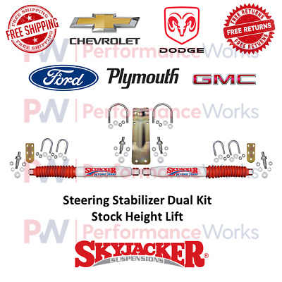 Skyjacker Steering Stabilizer Dual Kit For Ford, Plymouth Skyjacker Steering Stabilizer Dual Kit For Ford, Plymouth