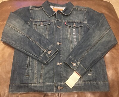 Levi s Trucker Jacket Size Large Juniors 12-13 Yrs New With Tags