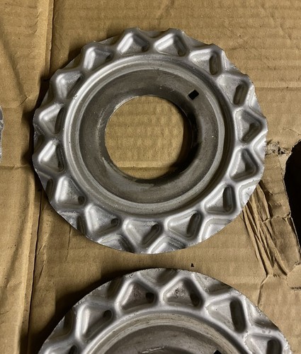 4 X GENUINE 14” 15” BBS RS METAL WAFFLE PLATE CENTRE CAP SMALL 09 24 038 E30 BMW - Picture 4 of 10