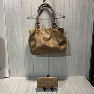Frye Melissa Four Poster Tote And Wallet MSRP $486