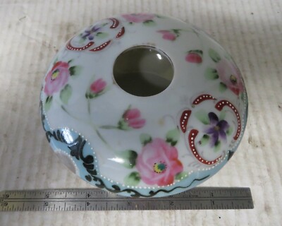 Hand Painted Nippon Hair Receiver