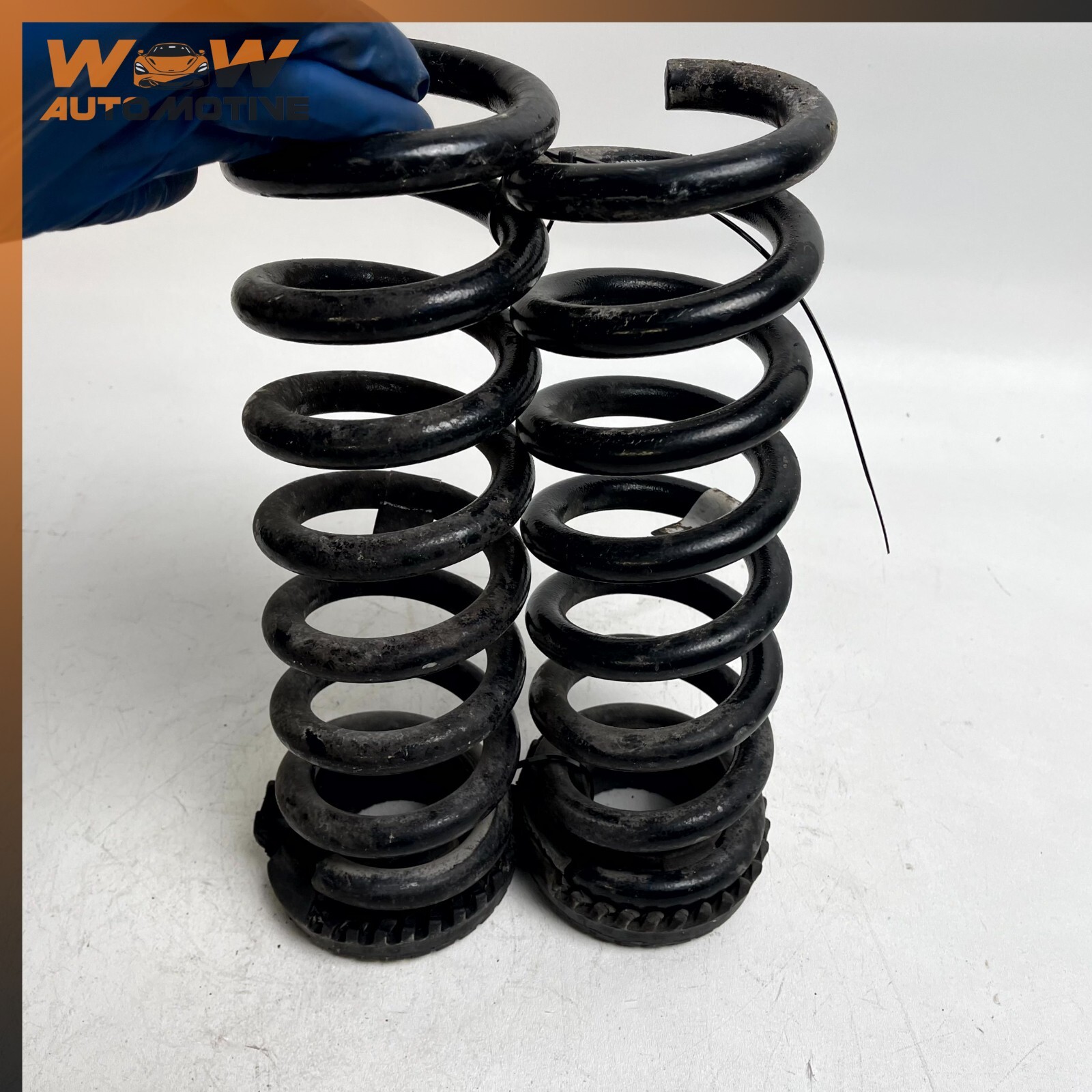 14-17 MASERATI GHIBLI REAR RIGHT AND LEFT SHOCK SPRING PAIR SET OEM
