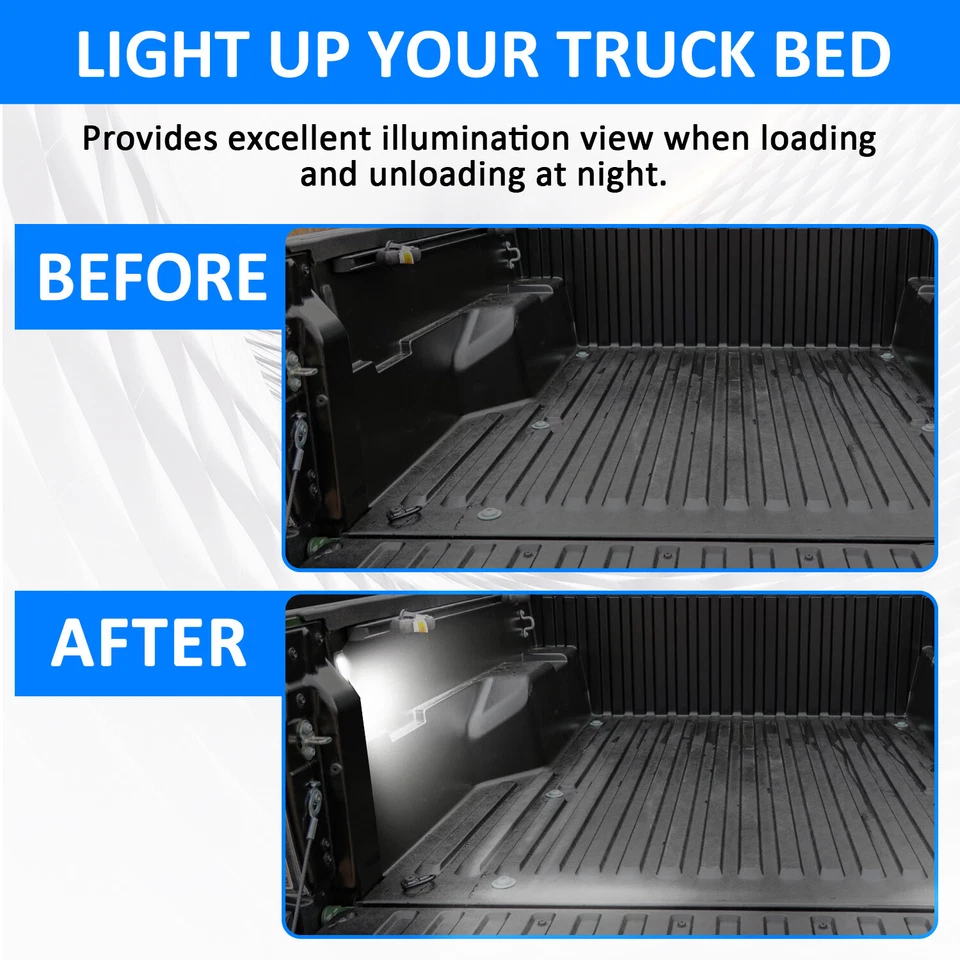 KIT DE ILUMINACIÓN LED PARA CAJA DE CAMIÓN TOYOTA TACOMA 2020-2022 2023 CON CABLEADO PT857-35200 Foto 4 de 4