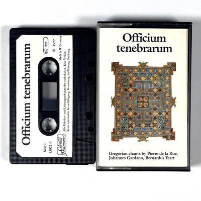 Officium Tenebrarum- Gregorian Chants (1977) Germany Rare Cassette Tape Tested