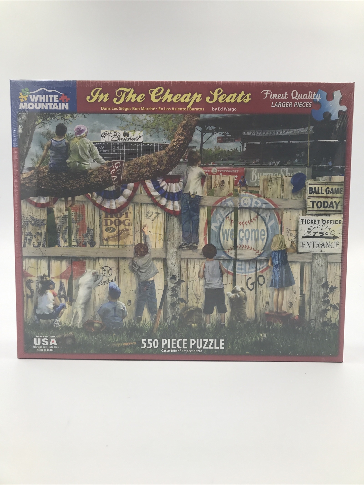 CHEAP SEATS Jigsaw Puzzle 550 PIECES 