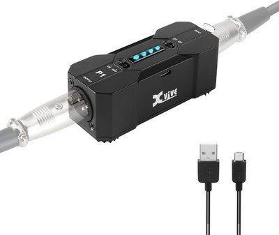 Xvive P1 Phantom Power Supply 48V/12V Switch,Up to 40 Hours of Use,Rechargeable