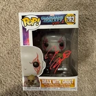 Dave Bautista Signed Drax Groot Funko Pop Marvel Guardians Galaxy SWAU COA WS