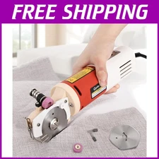 Electric Fabric Cutter w/ Replacement Blades - 2400RPM Speed