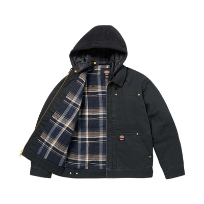 Supreme x Dickies Hooded Work Jacket Black - 24FW | eBay