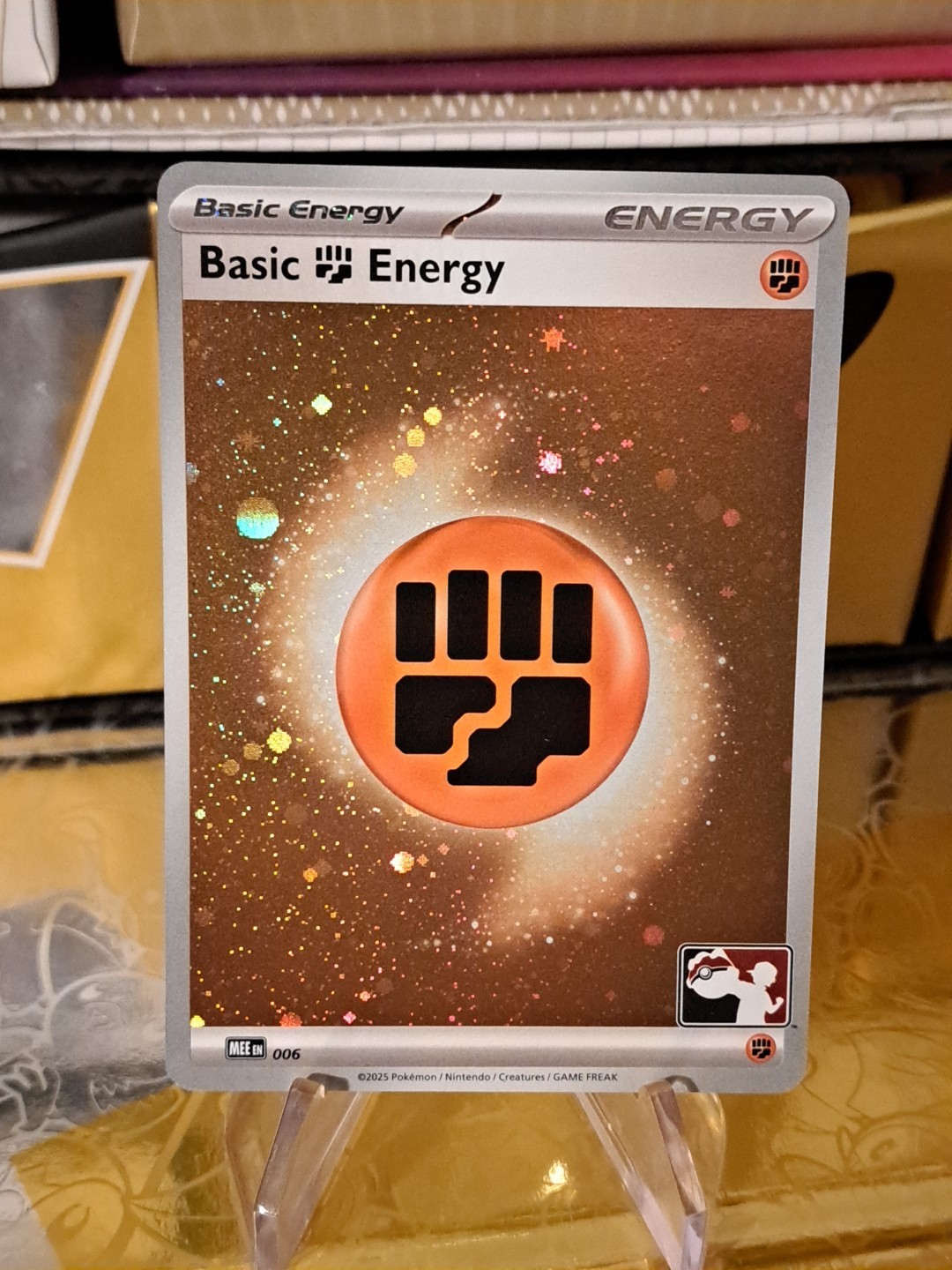 Fighting Holo Energy Prize Pack Series Promo 8 9 Pokemon Card NM/LP MEE 006
