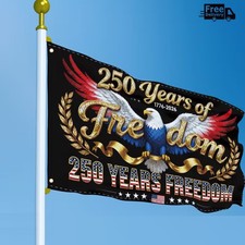 3x5FT America 1776-2026 US 250th Anniversary Flag 250 Years of Freedom US