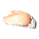 Vintage Fish Shaped Hand Carved Seashell Ring Band Size 7 Jewelry Pisces — photo 1