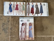 NEW BUTTERICK MULTIPLE MISS DRESS SEWING PATTERNS, YOU CHOOSE STYLES AND SIZES