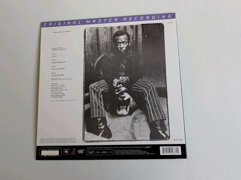 MILES DAVIS Miles in the Sky MFSL 45 RPM Vinyl 2 LP Numbered Limited 2015 - Image 2 of 4