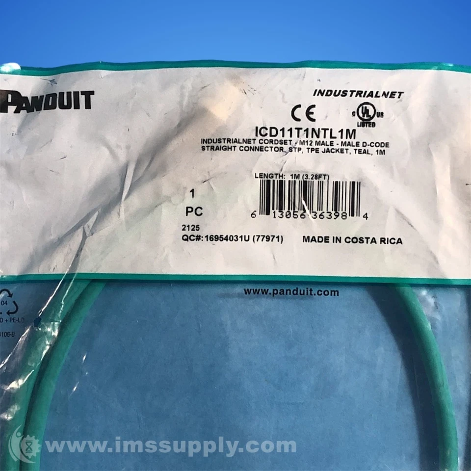 Panduit ICD11T1NTL1M Connector Cable FNFP - Image 2 of 4