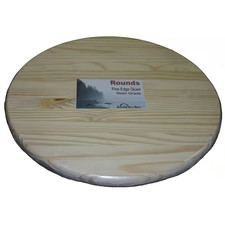 36 In. X 1 In. round Pine Edge-Glued Board