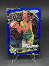 2025 Panini Prizm WNBA Nika Muhl Blue Velocity Prizm #127 Seattle Storm