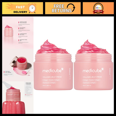 Hydrating Collagen Jelly Cream with Niacinamide - 24h Glow & Lifted Skin - 2 Pac