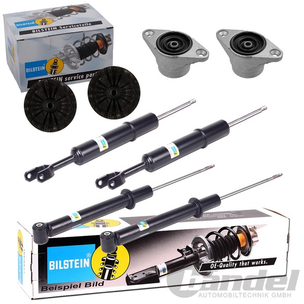4X Bilstein B4 StoßDÄMpfer + Domlager Vorne + Hinten FüR Audi A4 8E B7 Seat Exeo-image
